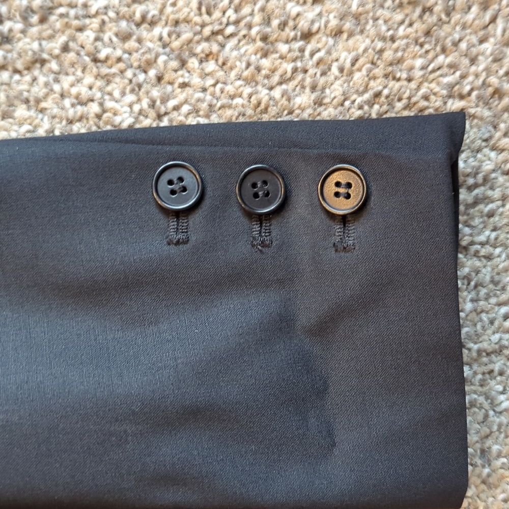 Theory Black Wool Blazer Jacket FLAW - Picture 6 of 11